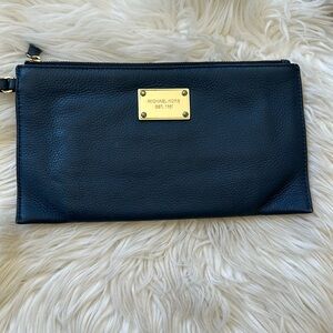 Navy Blue Micheal kors clutch or wallet purse.